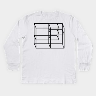 Optical Illusion Kids Long Sleeve T-Shirt